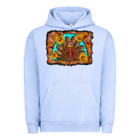 Pigment Grape Ice Thanksgiving Turkey Urban Hoodie - Artiststas