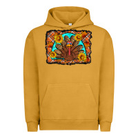 Pigment Peanut Butter Thanksgiving Turkey Urban Hoodie - Artiststas
