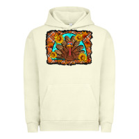 Pigment Pistachio Thanksgiving Turkey Urban Hoodie - Artiststas