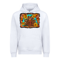 White Thanksgiving Turkey Urban Hoodie - Artiststas