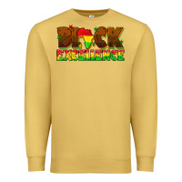 Antique Gold black excellence juneteenth Premium Sweatshirt - texasbilliewilder