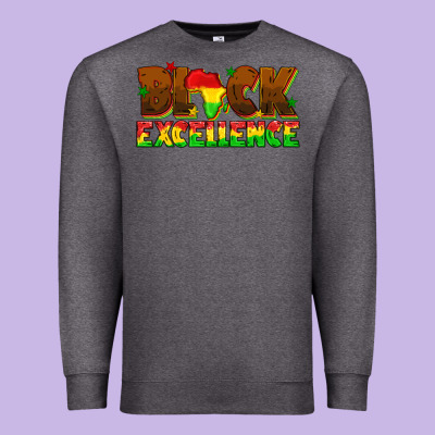 Premium Sweatshirt black excellence juneteenth
