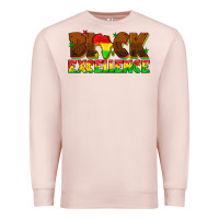 Pale Pink black excellence juneteenth Premium Sweatshirt - texasbilliewilder