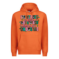Carrot floral i am street so look both ways before you cr Premium Hoodie - AdoDesignShop
