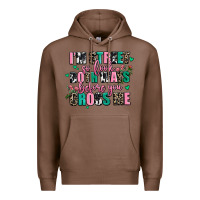 Chestnut floral i am street so look both ways before you cr Premium Hoodie - AdoDesignShop
