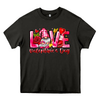 Asphalt Love Valentines Day Gnome Heavy Core Tee - CowhideDigitalArt