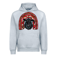 Heather Grey valentines black angus  rainbow Urban Hoodie - JahusDesignShop