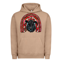 Pigment Burro valentines black angus  rainbow Urban Hoodie - JahusDesignShop