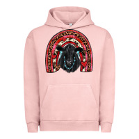 Pigment Salmon valentines black angus  rainbow Urban Hoodie - JahusDesignShop