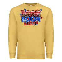 Antique Gold boom boom baby Premium Sweatshirt - Zillion Design Studio