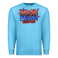 Ocean Blue boom boom baby Premium Sweatshirt - Zillion Design Studio