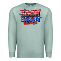 Seafoam boom boom baby Premium Sweatshirt - Zillion Design Studio