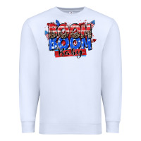 White boom boom baby Premium Sweatshirt - Zillion Design Studio