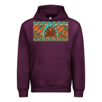 Mauve Wine Thanksgiving Turkey Urban Hoodie - Artiststas
