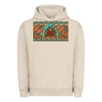 Pigment French Oak Thanksgiving Turkey Urban Hoodie - Artiststas