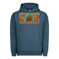 Pigment Midnight Navy Thanksgiving Turkey Urban Hoodie - Artiststas