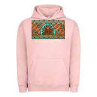 Pigment Salmon Thanksgiving Turkey Urban Hoodie - Artiststas