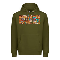 Army Green nurse Premium Hoodie - JahusDesignShop