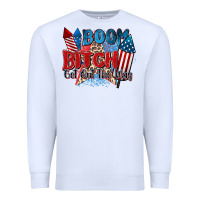 White boom bitch get out the way Premium Sweatshirt - Zillion Design Studio