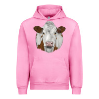 Fuchsia Pink simmental Urban Hoodie - JahusDesignShop
