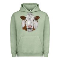 Pigment Oil Green simmental Urban Hoodie - JahusDesignShop