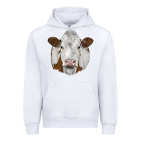 White simmental Urban Hoodie - JahusDesignShop
