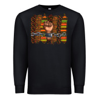 Black black history brushstroke Premium Sweatshirt - texasbilliewilder