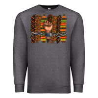 Charcoal Heather black history brushstroke Premium Sweatshirt - texasbilliewilder