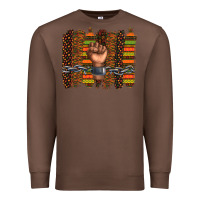 Chestnut black history brushstroke Premium Sweatshirt - texasbilliewilder