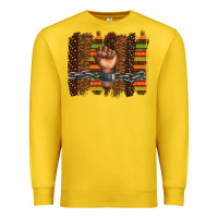 Lemon black history brushstroke Premium Sweatshirt - texasbilliewilder