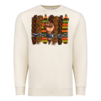 Sandshell black history brushstroke Premium Sweatshirt - texasbilliewilder
