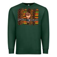 Sports Green black history brushstroke Premium Sweatshirt - texasbilliewilder