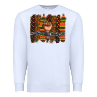 White black history brushstroke Premium Sweatshirt - texasbilliewilder
