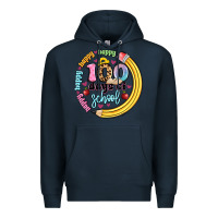 Navy happy 100 days of school Premium Hoodie - Artiststas