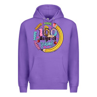 Purple happy 100 days of school Premium Hoodie - Artiststas