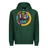 Sports Green happy 100 days of school Premium Hoodie - Artiststas