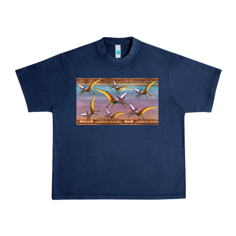 Dinosaur Pterodactyl Sippy Cup Urban Heavy Tee by Artiststas | Teevron