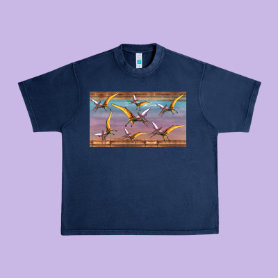 Dinosaur Pterodactyl Sippy Cup Urban Heavy Tee Designed By Artiststas
