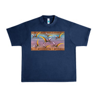 Navy dinosaur pterodactyl sippy cup Urban Heavy Tee - Artiststas