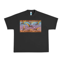 Pigment Black dinosaur pterodactyl sippy cup Urban Heavy Tee - Artiststas