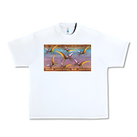 White dinosaur pterodactyl sippy cup Urban Heavy Tee - Artiststas