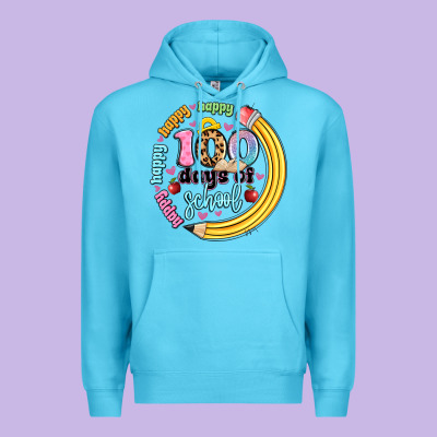 Happy 100 Days Of School Premium Hoodie Designed By Artiststas