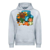 Heather Grey Thanksgiving turkey truck Urban Hoodie - Artiststas