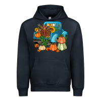 Navy Thanksgiving turkey truck Urban Hoodie - Artiststas