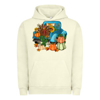 Pigment Pistachio Thanksgiving turkey truck Urban Hoodie - Artiststas