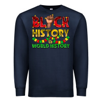 Navy black history is world history Premium Sweatshirt - texasbilliewilder