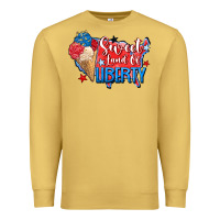 Antique Gold sweet land of liberty Premium Sweatshirt - Zillion Design Studio