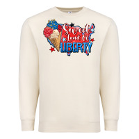 Sandshell sweet land of liberty Premium Sweatshirt - Zillion Design Studio