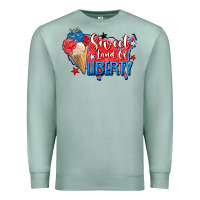 Seafoam sweet land of liberty Premium Sweatshirt - Zillion Design Studio