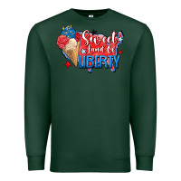 Sports Green sweet land of liberty Premium Sweatshirt - Zillion Design Studio